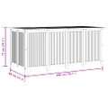 vidaXL Záhradný úložný box 200x80x75 cm masívne akáciové drevo