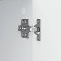 vidaXL Servírovacia skriňa Biela 89 x 34,5 x 80 cm Kompozitné drevo