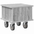 vidaXL TV stolík 37 x 35 x 35 cm Sivý Sonoma Kompozitné drevo