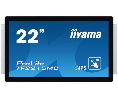 22'' iiyama TF2215MC-B2: IPS, FullHD, capacitive, 10P, 350cd/m2, VGA, DP, HDMi, čierny