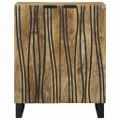 vidaXL Servírovacia skriňa Prírodná 60 x 33,5 x 75 cm