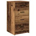 vidaXL Servírovacia skriňa Staré drevo 40 x 41 x 75 cm