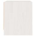 vidaXL Nočné stolíky 2 ks biele 40x30,5x35,5 cm borovicový masív