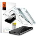 Spigen tvrdené sklo GLAS.TR "EZ FIT" FC pre iPhone 15 Pro Max 6,7" čierne