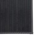 vidaXL Koberec obdĺžnikový sivý 100x300 cm bambus