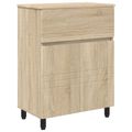 vidaXL Kozmetický stolík do kúpeľne Dub sonoma 60 x 35 x 80 cm