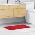 vidaXL Protišmyková kúpeľňová podložka Červená 50 x 80 cm PP