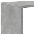 vidaXL Knižnica 3-poschodová betónovosivá 99x29x99 cm kompozitné drevo
