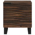 vidaXL Nočný stolík 2 ks Orech 40 x 33 x 46 cm Kompozitné drevo