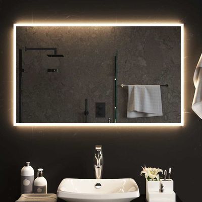 vidaXL LED kúpeľňové zrkadlo 100x60 cm