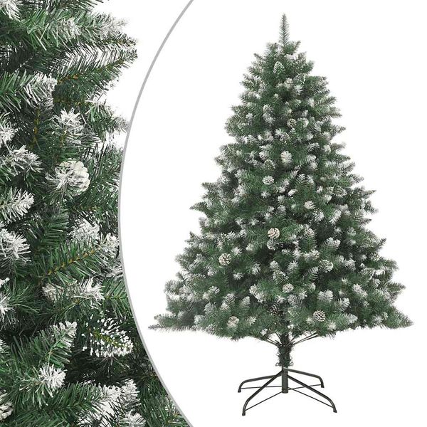 vidaXL Umelý vianočný stromček s podstavcom 180 cm PVC