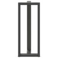 vidaXL Nohy barového stola v tvare T, 2 ks, antracitové, 40x35x(100-101) cm, oceľ