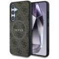 Obal Guess HC Magnetic PU 4G Ring Classic Logo pre Samsung Galaxy S25 hnedá