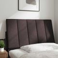 vidaXL Vankúš na čelo postele Hanko tmavohnedý 90 cm látka