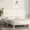 vidaXL Čelo postele biele 160x3x80 cm masívna borovica