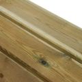vidaXL Záhradná lavička 110 cm impregnované borovicové drevo