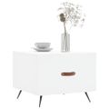 vidaXL Konferenčné stolíky 2 ks biele 50x50x40 cm kompozitné drevo