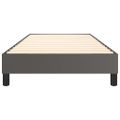 vidaXL Posteľný rám s boxspringom sivý 80x200 cm umelá koža