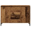 vidaXL Komoda staré drevo 102x35x70 cm kompozitné drevo