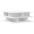 vidaXL Konferenčný stolík biely 70x70x29 cm kompozitné drevo
