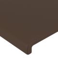 VidaXL Čelo postele hnedé 100x5x78/88 cm umelá koža
