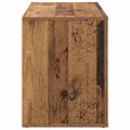 vidaXL Regál na topánky 75 x 35 x 45 cm Kompozitné drevo Staré drevo