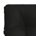 vidaXL Vankúš na ležadlo VIANEN 100% polyester Čierna 200 x 55 x 8 cm