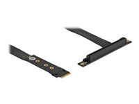 M.2 Key M na PCIe x16 NVMe adaptér uhlový