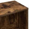 vidaXL Servírovacia skriňa Dymová dub 73,5 x 22,5 x 53,5 cm