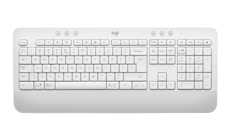 Logitech K650/Bezdrôtová USB + Bluetooth/ CZ- SK layout/Šedá