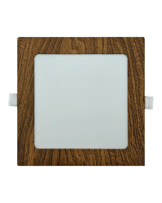TR-150 LED panel 12W 1008lm 4200K dekor drevo - štvorcový vstavaný Trixline