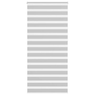 vidaXL Zebra roleta svetlosivá 95x230 cm šírka látky 90,9 cm polyester