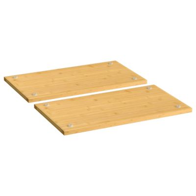 vidaXL Pokrývky na sporák 2 ks 50x28x1,5 cm bambus