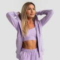 Dámska mikina so zipsom Limitless Lavender - GymBeam, veľkosť S, veľkosť oblečenia S
