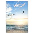 vidaXL Fotorámiky na stenu alebo stôl 3 ks biele 29,7x42 cm MDF