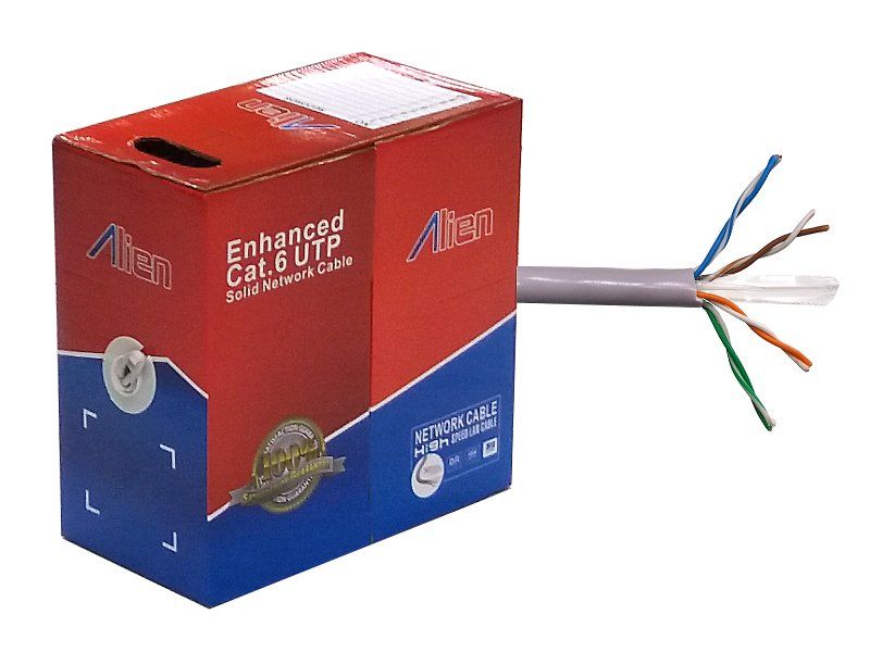 UTP kabel CAT 6E CCA ALIEN 0.56mm --METRÁŽ--