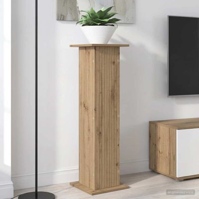 vidaXL Stojan na rastliny Dub artisan 30,5 x 30 x 100,5 cm