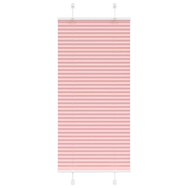 vidaXL Skladaná roleta ružová 55x150 cm šírka látky 54,4 cm polyester