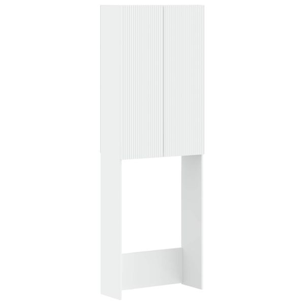 vidaXL Toaletná skriňa ARNHEM Biela 66 x 25,5 x 190 cm