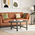 vidaXL Nohy ku konferenčnému stolíku, antracitové, 2 ks, 70 x (42-43) cm, oceľové