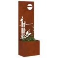 vidaXL Záhradná clona na súkromie Rezací Hrdzavý 50 x 32 x 150 cm