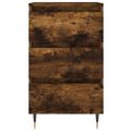 vidaXL Nočné stolíky 2 ks dymový dub 40x35x69 cm kompozitné drevo