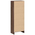 vidaXL Knižnica hnedý dub 40x24x109 cm kompozitné drevo