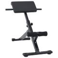 vidaXL Bench na hyperextenziu Čierna 100,5 x 70 x 78 cm