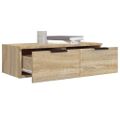 vidaXL Nástenné skrinky 2 ks dub sonoma 68x30x20 cm spracované drevo