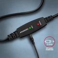 AXAGON ADR-215B, USB 2.0 A-M -> B-M aktivní propojovací / repeater kabel, 15m Kabel, propojovací, aktivní, USB 2.0, zástrcka A, zástrcka B, 15m, cerný