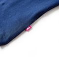 vidaXL Detské tričko s dlhými rukávmi námornícke modré 92