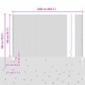 vidaXL Hexagonálny plot s stĺpom 25 x 1,4 m PVC potiahnutá oceľ Zelená