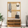 vidaXL Halový strom SANDNES 87x40x159,5 cm masívna borovica