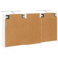 vidaXL Set kabinetov do kúpeľne 3 ks 140 x 14,5 x 70 cm